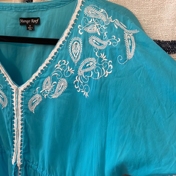 Mango Reef Embroidered Coverup - Picture 4 of 5